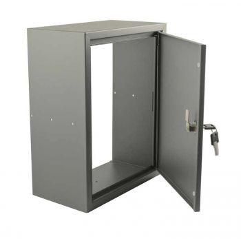 Inbouwkast type Stoer! kleur Basalt (RAL7012) 165 mm
