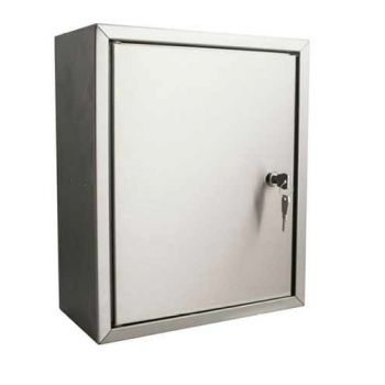 Inbouwkast type Stoer! kleur RVS 215 mm