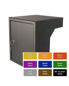 Post inbouwkast type Stoer! 35 tot 50 cm, RAL kleur naar keuze